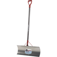 Nordic Snow Pusher, Aluminum Blade, D-Grip Handle, 24" W Helyx Safety & Industrial Supplies