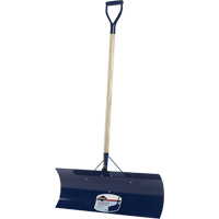 Yukon Snow Pusher, Steel Blade, D-Grip Handle, 30" W Helyx Safety & Industrial Supplies