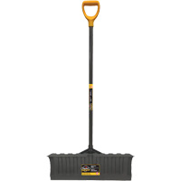 Pro Snow Pusher, Polypropylene Blade, D-Grip Handle, 20-3/4" W Helyx Safety & Industrial Supplies