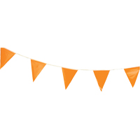 Pennants, 60' L, Orange Helyx Safety & Industrial Supplies