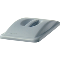 Slim Jim&reg; Handle Top, Flat Lid, Plastic, Fits Container Size: 20-3/8" x 11-5/16" Helyx Safety & Industrial Supplies