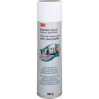Nettoyant et produit &agrave; polir pour l'acier inoxydable, 21,5 oz., Canette a&eacute;rosol Helyx Safety & Industrial Supplies