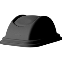 Soft Wastebasket Covers, Dome Lid/Swing Lid, Plastic, Fits Container Size: 16" x 11-5/8" Helyx Safety & Industrial Supplies