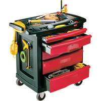 Poste de travail mobile &agrave; 5 tiroirs, Plastique Surface Helyx Safety & Industrial Supplies