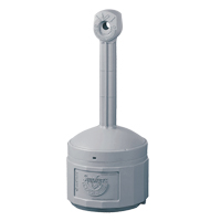 Smokers Cease-Fire&reg; Cigarette Butt Receptacle, Free-Standing, Plastic, 4 US gal. Capacity, 38-1/2" Height Helyx Safety & Industrial Supplies