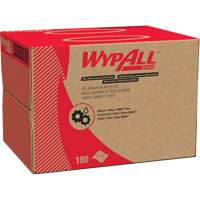 Chiffons WypAll pour l'huile, la graisse et l'encre, Sp&eacute;cialis&eacute;, 16-4/5" lo x 12" la Helyx Safety & Industrial Supplies