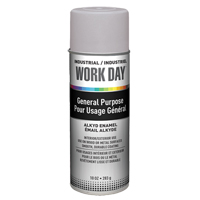 Industrial Work Day Paint, Grey, Very Flat, 10 oz., Aerosol Can Helyx Safety & Industrial Supplies