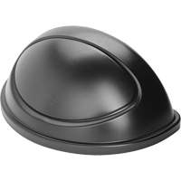 Untouchable&reg; Containers, Half Round Lid, Plastic/Polyethylene, Fits Container Size: 21-5/16" x 21-1/3" Helyx Safety & Industrial Supplies