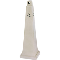 Groundskeeper Cigarette Waste Collectors, Free-Standing, Plastic, 1 US gal. Capacity, 39-3/4" Height Helyx Safety & Industrial Supplies