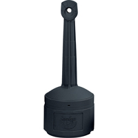 Smokers Cease-Fire&reg; Cigarette Butt Receptacle, Free-Standing, Plastic, 4 US gal. Capacity, 38-1/2" Height Helyx Safety & Industrial Supplies
