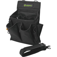 Sac &agrave; outils, Nylon, 20 pochettes, Noir Helyx Safety & Industrial Supplies