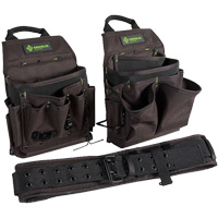 Ceinture porte-outils combin&eacute;e, Polyester, Noir Helyx Safety & Industrial Supplies