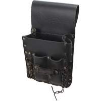 Poche pour ceinture porte-outils, Porte-outil multiple, Cuir, 5 Poches Helyx Safety & Industrial Supplies