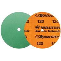 Quick-Step XX Sanding Disc, 6" Dia., 120 Grit, Ceramic Helyx Safety & Industrial Supplies