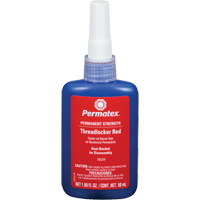 Adh&eacute;sif frein-filet, Rouge, &eacute;lev&eacute;, 50 ml, Bouteille Helyx Safety & Industrial Supplies