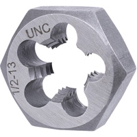 Fraise hexagonale SAE, dia. 1", Filet de 1/2"-13NC, Acier alli&eacute; Helyx Safety & Industrial Supplies