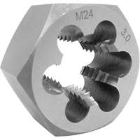 Fraise hexagonale m&eacute;trique, dia. 1", Filet de 10 mm-1, Acier alli&eacute; Helyx Safety & Industrial Supplies