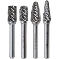 CBHP-4 Premium Carbide Bur Set, 4 Pieces Helyx Safety & Industrial Supplies