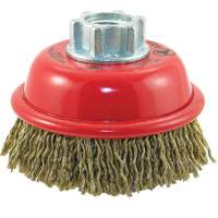 Brosse-boisseau &agrave; fils ondul&eacute;s MAXI-CRIMPED de premi&egrave;re qualit&eacute; Helyx Safety & Industrial Supplies