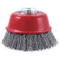 Brosse-boisseau &agrave; fils cr&ecirc;p&eacute;s, 3-1/4", Fils 0,014" Helyx Safety & Industrial Supplies