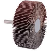 Roue &agrave; lamelles mont&eacute;e sur tige, Grain 60, 3" x 1" x 1/4" Helyx Safety & Industrial Supplies