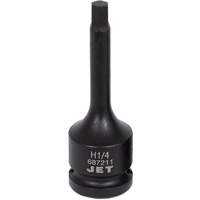 Impact Bit Socket, Hex, 1/4" x 3" L, 1/2" Drive Helyx Safety & Industrial Supplies