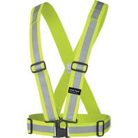 5592 Harnais de s&eacute;curit&eacute; &eacute;lastique, Jaune lime haute visibilit&eacute;, Couleur r&eacute;fl&eacute;chissante Argent, Taille unique Helyx Safety & Industrial Supplies
