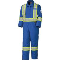 5522A Combinaison de s&eacute;curit&eacute; &agrave; haute visibilit&eacute; ignifuge et anti-arcs &eacute;lectriques, Taille 2T-Grand, Bleu royal, 58 cal/cm² Helyx Safety & Industrial Supplies