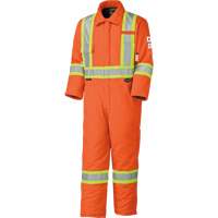 5532A Combinaison de s&eacute;curit&eacute; &agrave; haute visibilit&eacute; ignifuge et anti-arcs &eacute;lectriques, Taille 2T-Grand, Orange haute visibilit&eacute;, 58 cal/cm² Helyx Safety & Industrial Supplies