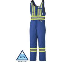 5524A Combinaison de s&eacute;curit&eacute; matelass&eacute;e ignifuge &agrave; haute visibilit&eacute;, 2T-Grand, Bleu royal Helyx Safety & Industrial Supplies