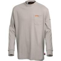 333 Flame-Resistant Long-Sleeved Cotton Shirt, 2X-Large, Grey Helyx Safety & Industrial Supplies