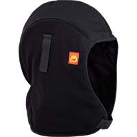 564A Flame Resistant Quilted Hardhat Liner, Black, Cotton Helyx Safety & Industrial Supplies