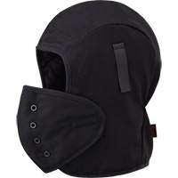 566A Flame Resistant Quilted Hardhat Liner, Black, Cotton Helyx Safety & Industrial Supplies