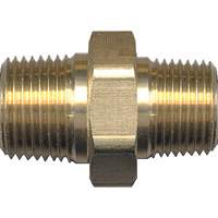 Hex Nipple, Brass, 3/4" x 1/2", NPT x NPT Helyx Safety & Industrial Supplies