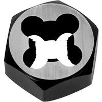 Fili&egrave;re de refiletage hexagonale pour boulon, dia. 1", Filet de M6x1, Acier au chrome Helyx Safety & Industrial Supplies