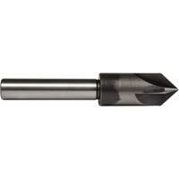 Fraise conique, 3/4", Acier rapide, Angle de 82°, 4 cannelures Helyx Safety & Industrial Supplies