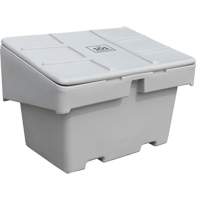 Salt Sand Container SOS, 48" x 33" x 34", 18.5 cu. Ft., Grey Helyx Safety & Industrial Supplies
