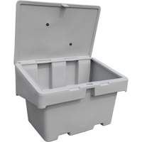Salt Sand Container SOS, 48" x 33" x 34", 18.5 cu. Ft., Grey Helyx Safety & Industrial Supplies