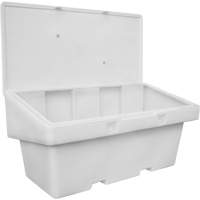 Contenants pour sel & sable SOS, Avec Moraillon, 72" x 36" x 36", 36 pi³, Gris Helyx Safety & Industrial Supplies