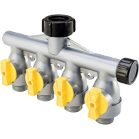 Soupapes en m&eacute;tal &agrave; 4 voies HiFlo pour tuyau Helyx Safety & Industrial Supplies