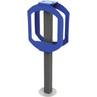 Supports pour bicyclettes Bike Stop, Acier, 2 bicyclettes Helyx Safety & Industrial Supplies