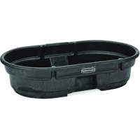 Stock Tank, 40" D x 51.6" W x 12" H, 400 lbs. Capacity, Black Helyx Safety & Industrial Supplies