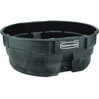 Stock Tank, 69" D x 63.25" W x 25" H, 2500 lbs. Capacity, Black Helyx Safety & Industrial Supplies