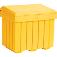 Conteneur d'entreposage &eacute;conomique pour sel/sable, 32" x 23" x 27-1/2", 10 pi³, Jaune Helyx Safety & Industrial Supplies