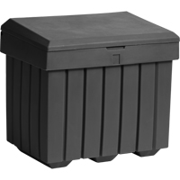 Economy Salt Sand Storage Container, 32" x 23" x 27-1/2", 10 cu. Ft., Grey Helyx Safety & Industrial Supplies