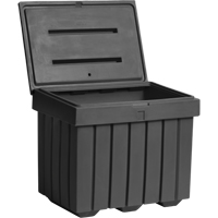 Economy Salt Sand Storage Container, 32" x 23" x 27-1/2", 10 cu. Ft., Grey Helyx Safety & Industrial Supplies