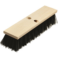 Heavy-Duty Street Broom, 14", Coarse/Stiff, Polypropylene Bristles Helyx Safety & Industrial Supplies