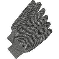 Classic Jersey Gloves, One Size, Salt & Pepper, Unlined, Knit Wrist Helyx Safety & Industrial Supplies