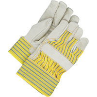 Fitters Gloves with Patch Palm, One Size, Grain Cowhide Palm, Fleece Inner Lining Helyx Safety & Industrial Supplies