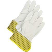 Classic Fitter Gloves, Large, Grain Cowhide Palm, Fleece Inner Lining Helyx Safety & Industrial Supplies